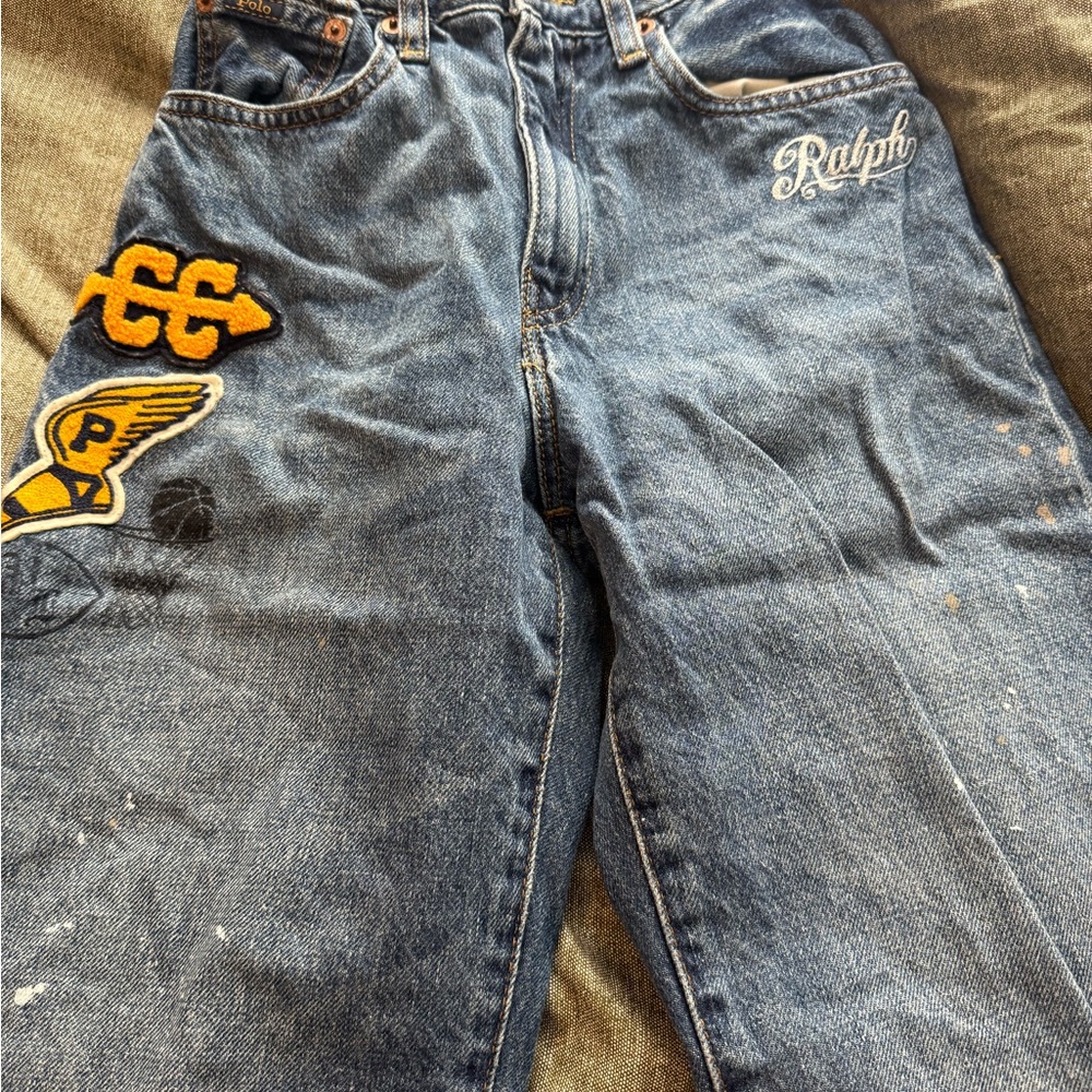Polo by Ralph Lauren Embroidered Blue Jeans